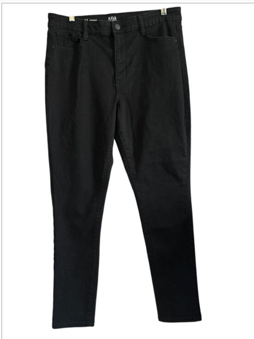 A.N.A. Black Skinny Casual Denim Jeans Size14